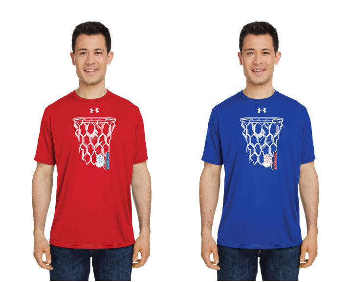 "Geometric Hoop" on Men's Under Armour T-Shirt