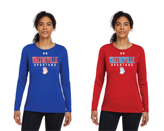 "Tiered Design" on Ladies' Under Armour Long Sleeve T-Shirt