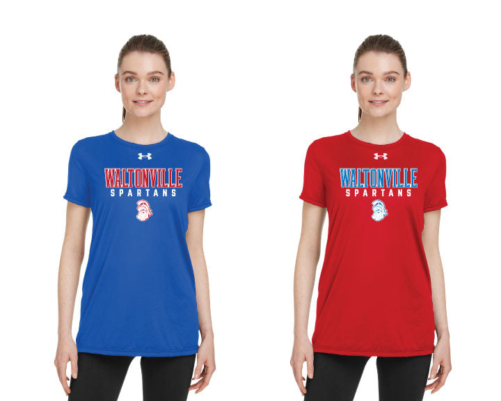 "Tiered Design" on Ladies' Under Armour T-Shirt